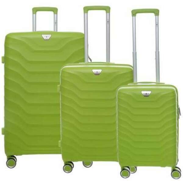 ENOVA LONGBEACH set kofera 3/1 zelena