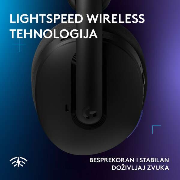 LOGITECH G325 LIGHTSPEED gejmerske bežicne slušalice crna 981-001524