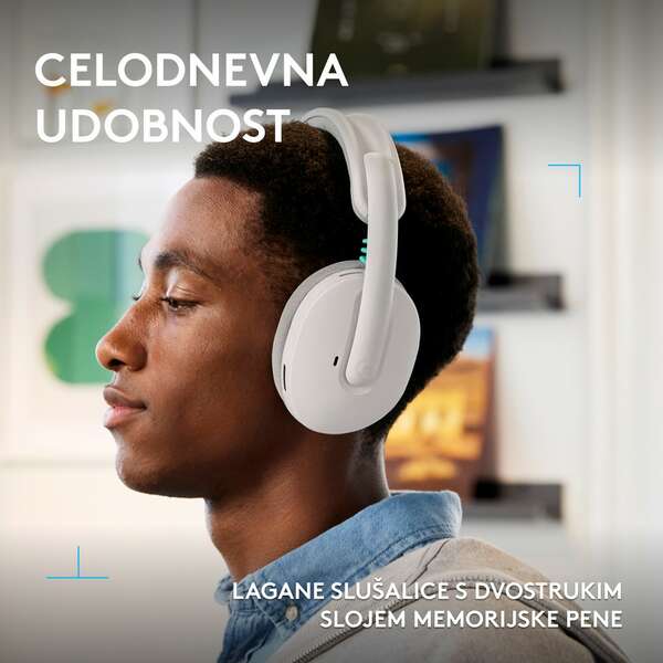 LOGITECH G325 LIGHTSPEED gejmerske bežicne slušalice bela 981-001531