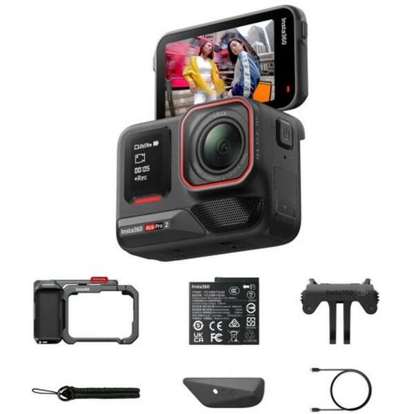 INSTA360 Ace Pro 2 Xplorer Bundle Dark Gray Single Battery