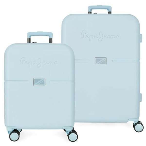 PEPE JEANS  ACCENT set kofera 2/1 sky blue