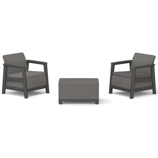 KETER Scandi linea sa box stolom grafit