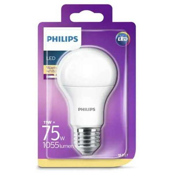 PHILIPS PS563    11W(75W) A60 E27 WW 230V MAT