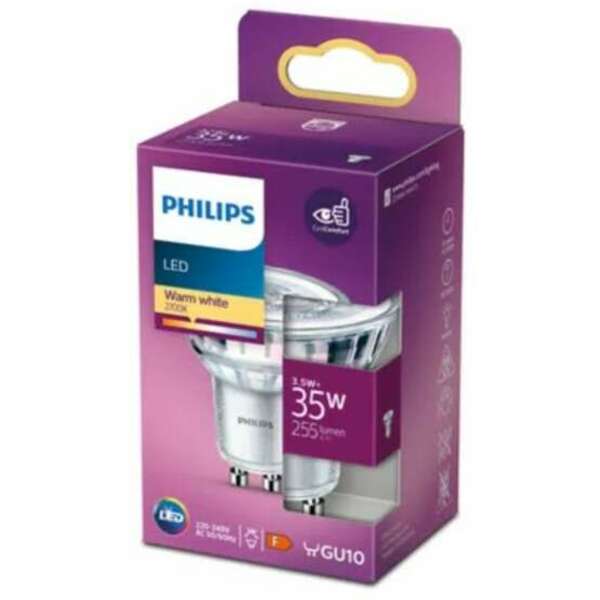 PHILIPS PS742   classic  3,5W (35W) GU10 WW 2700K 36D RF ND SRT4