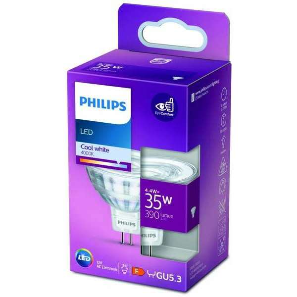 PHILIPS PS787    4,4W (35W) MR16 GU5.3 CW 4000K 36D RF ND SRT4