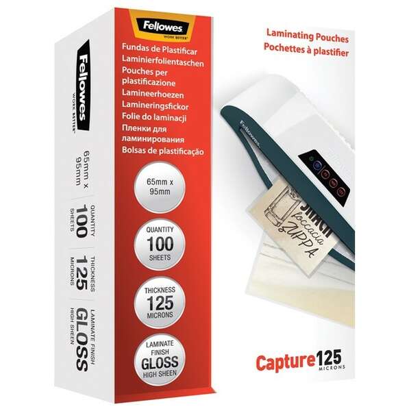 FELLOWES 5306702 - 65x95mm 125 mic