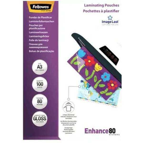 FELLOWES 5306207 - A3 80 mic