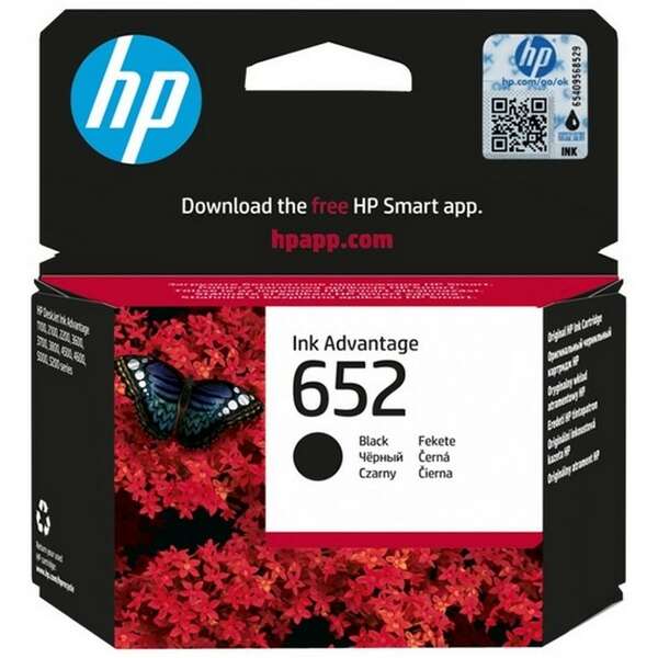 HP No.652 Black (F6V25AE)