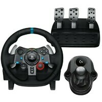 LOGITECH G923 Trueforce Gaming Racing Wheel + Logitech Shifter