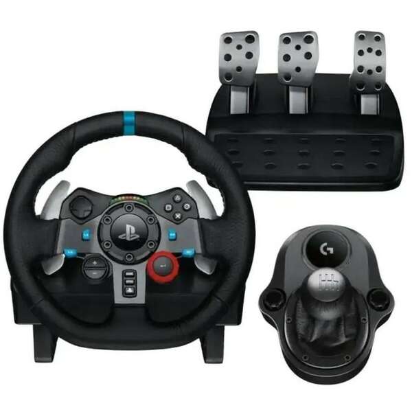 LOGITECH G923 Trueforce Gaming Racing Wheel + Logitech Shifter