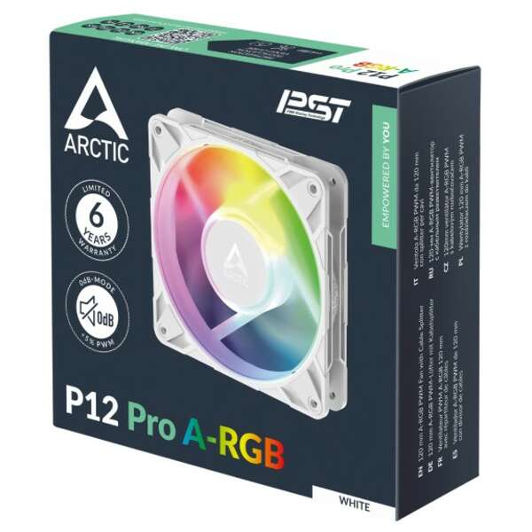 ARCTIC P12 Pro A-RGB 120mm beli (ACFAN00311A)