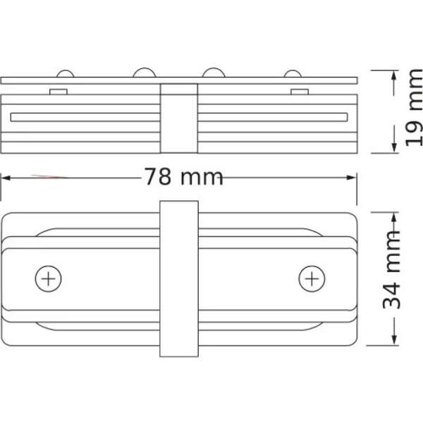 OSRAM  Konektor za sine TIP I,crni