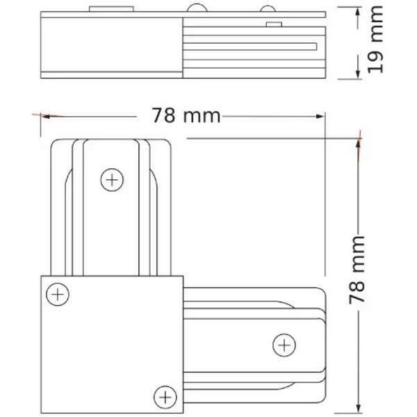 OSRAM  Konektor za sine TIP L,beli