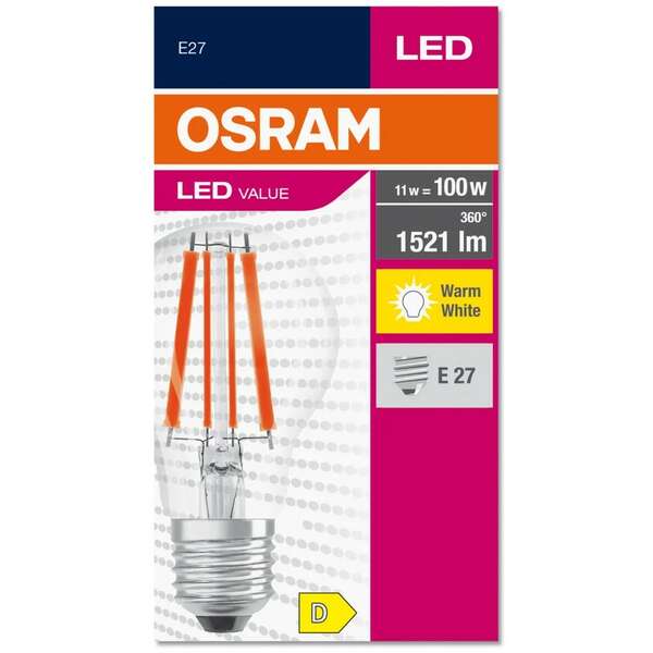 OSRAM  LED  E27 11W (100W) 2700k providna