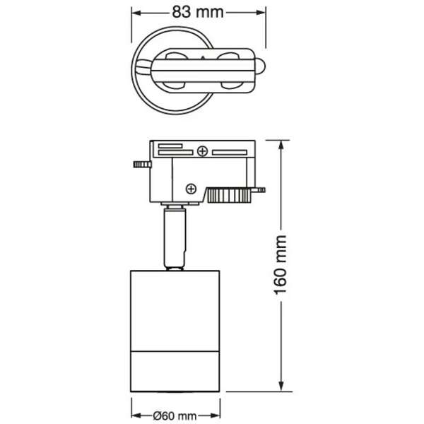 OSRAM  Spot lampa Luxe GU10, bela-zlatna