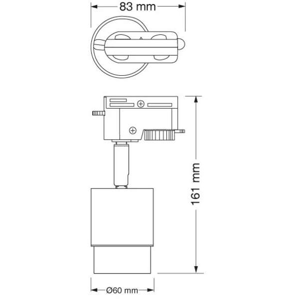 OSRAM  Spot lampa Beam GU10,bela