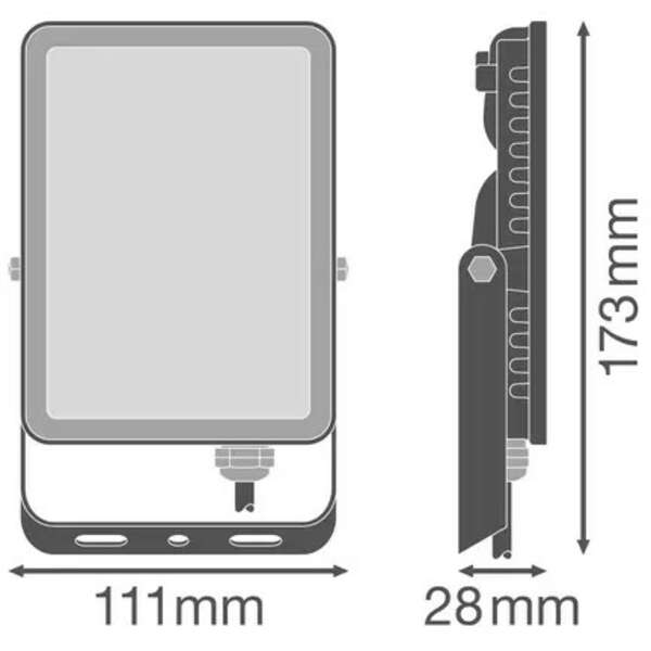 LEDVANCE Reflektor  Essential 20W 3000K crni
