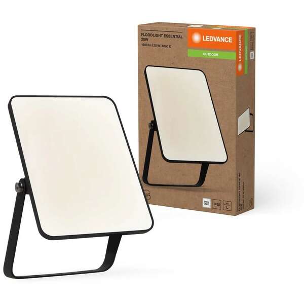 LEDVANCE Reflektor  Essential 20W 4000K crni