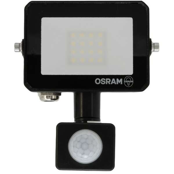 OSRAM  FL reflektor LUX senzor 10W 3000K IP65 crni