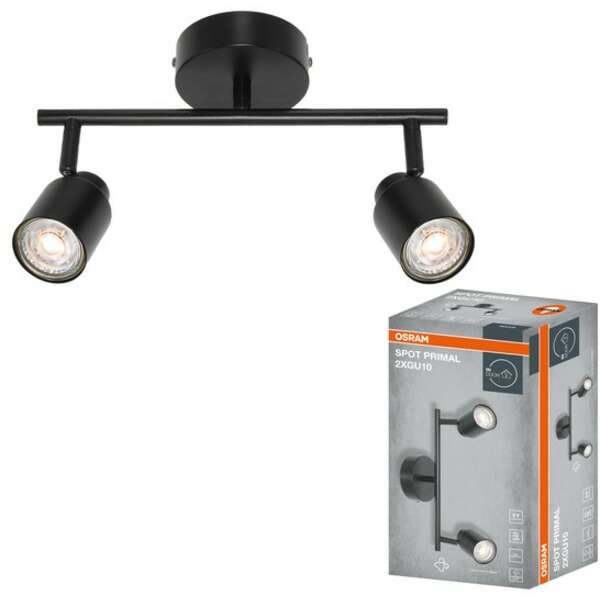OSRAM  LED Spot lampa Primal 2XGU10,crna