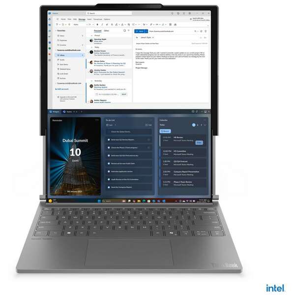 LENOVO ThinkBook Plus G6 Rollable, 14.0-16.7” POLED, Intel Core Ultra 7 258V, 32GB, 1TB SSD, FPR, SR, Win11 Pro (21TR000JRM)