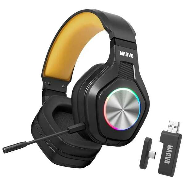 MARVO HG9084W PULZ 80 Bezicne Gejming Slusalice