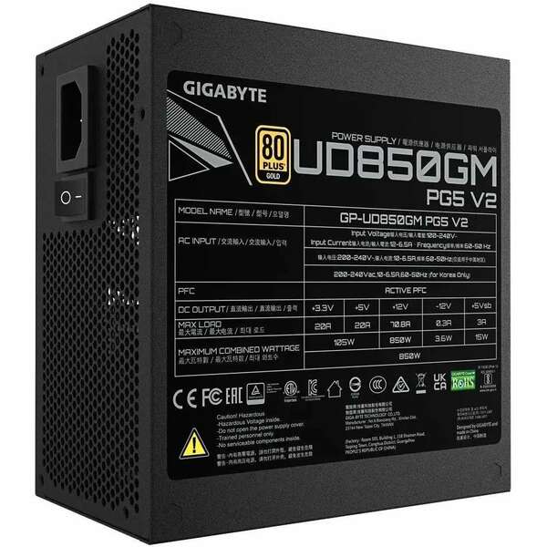 GIGABYTE 850W GP-UD850GM PG5 V2