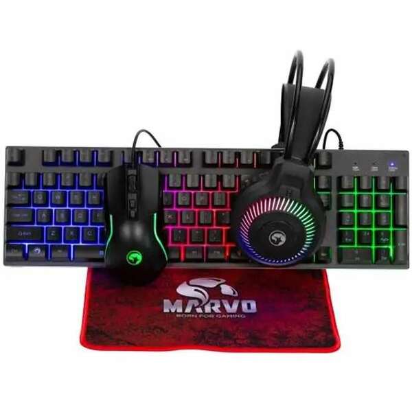 MARVO Loot 40 CM416 Tastatura+Mis+Slusalice+Podloga