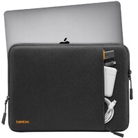 TOMTOC DEFENDER A13 LAPTOP SLEEVE BLACK 16