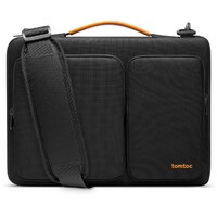 TOMTOC DEFENDER A42 LAPTOP BRIEFCASE BLACK 14