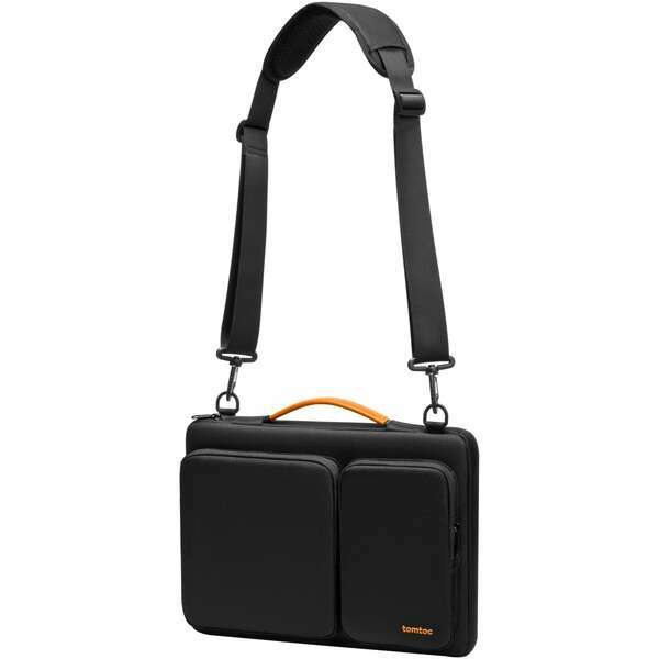 TOMTOC DEFENDER A42 LAPTOP BRIEFCASE BLACK 14