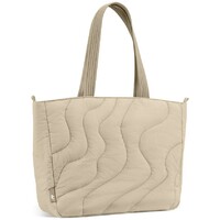 TOMTOC TERRA T38 PUFFY LAPTOP TOTE BAG NATURAL SAND T38M1K2