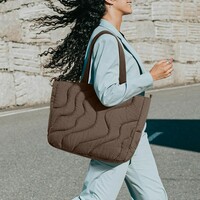 TOMTOC TERRA T38 PUFFY LAPTOP TOTE BAG EARTHSHADE 16