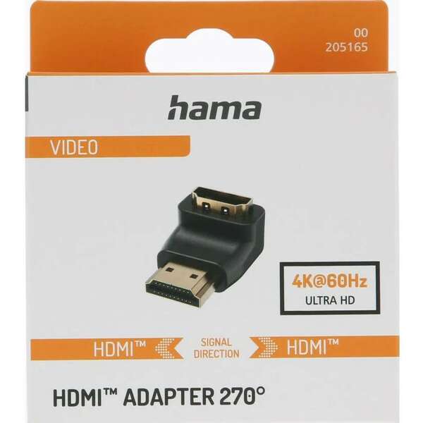 HAMA High-Speed HDMI m/× adapter pod uglom do 270