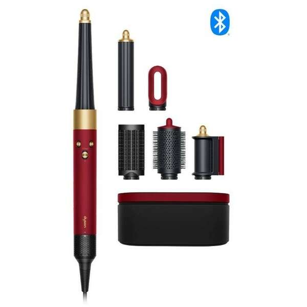 DYSON Airwap 596926 Red Velvet/Gold Straight + Wavy Styler 