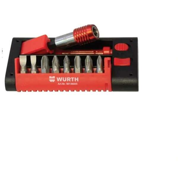 WURTH Set bitova sa magnetnim brzoizmenljivim nosacem 1/4