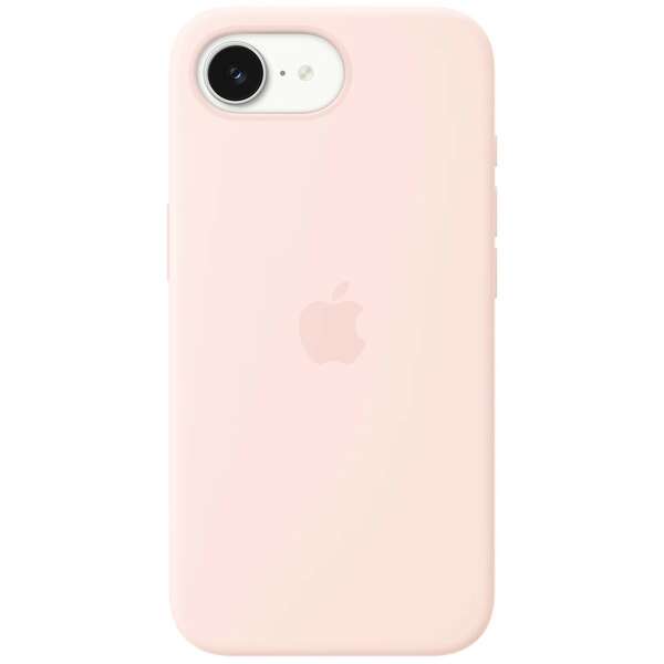 APPLE iPhone 17e Silicone Case with MagSafe - Soft Pink mhwj4zm/a