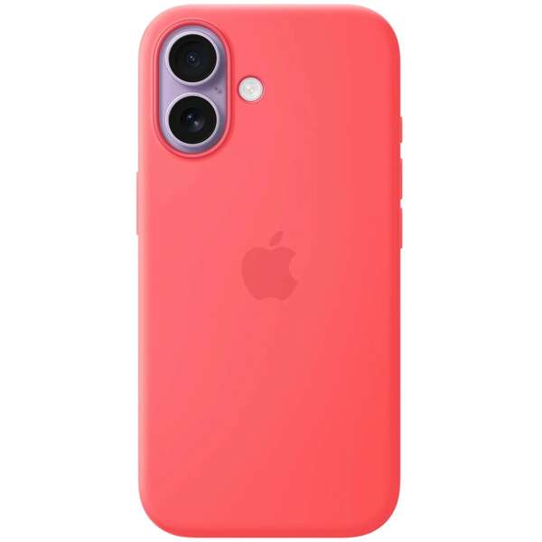 APPLE iPhone 17 Silicone Case with MagSafe - Bright Guava (SEASONAL) mhvq4zm/a