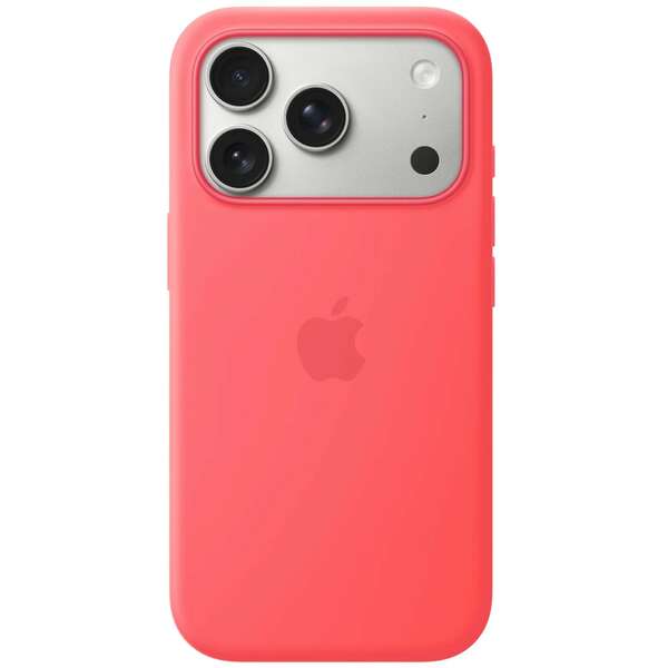 APPLE iPhone 17 Pro Silicone Case with MagSafe - Bright Guava (SEASONAL) mhw04zm/a