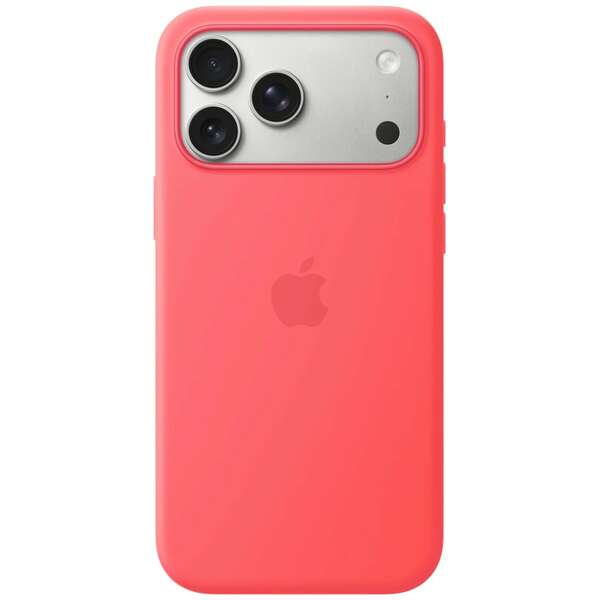 APPLE iPhone 17 Pro Max Silicone Case with MagSafe - Bright Guava (SEASONAL) mhw64zm/a