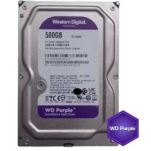 WESTERN DIGITAL 500GB WD5000PURX