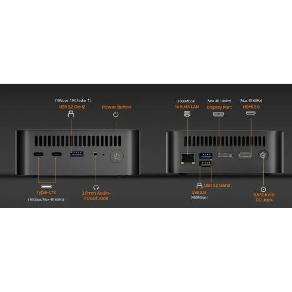 BLACKVIEW MP100 R5-7430U/16GB/NVMe 512GB/Win11 Pro