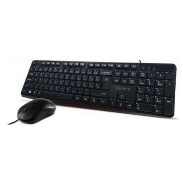 YENKEE YKM 1007 YU Crna Tastatura + Mis