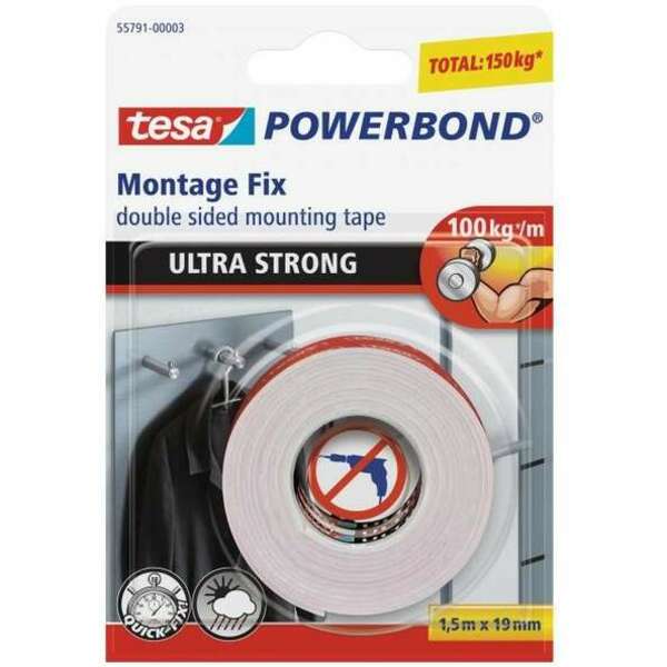 TESA montaz. TR PWRBOND ultra strong 1.5m x 19mm