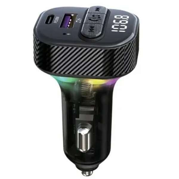 KETTZ FM Transmiter i Punjac Yare – QC3.1 + Type-C PD30W, LED