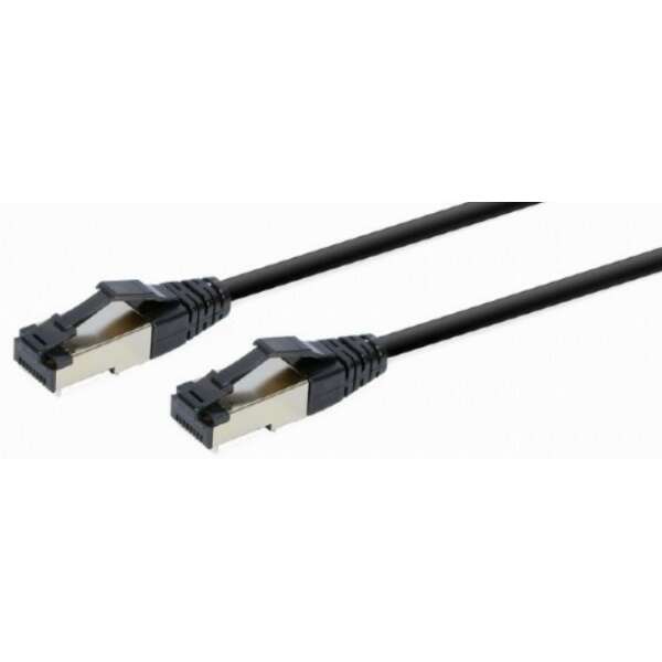 GEMBIRD S/FTP Cat.8 LSZH patch cord, black 5m PP8-LSZHCU-BK-5M