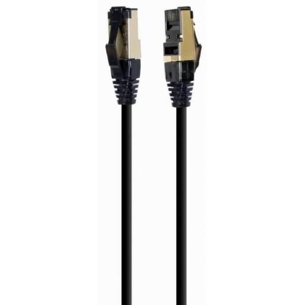 GEMBIRD S/FTP Cat.8 LSZH patch cord, black 5m PP8-LSZHCU-BK-5M