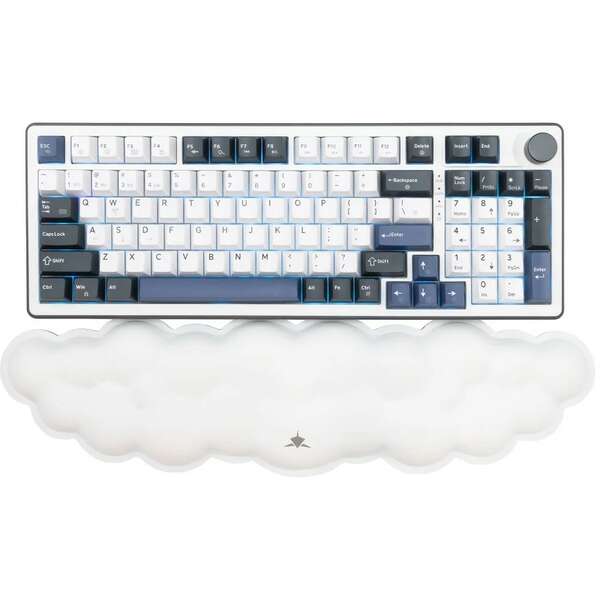 WHITE SHARK KP 012 CUMULUS White, Keyboard Wrist Rest