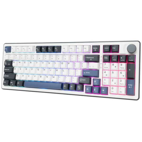 WHITE SHARK Premium GK 007251 EXCALIBUR US, White Keyboard