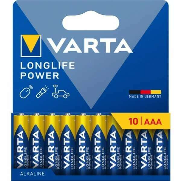 VARTA Longlife Power alkalna baterija LR03 10/1 N